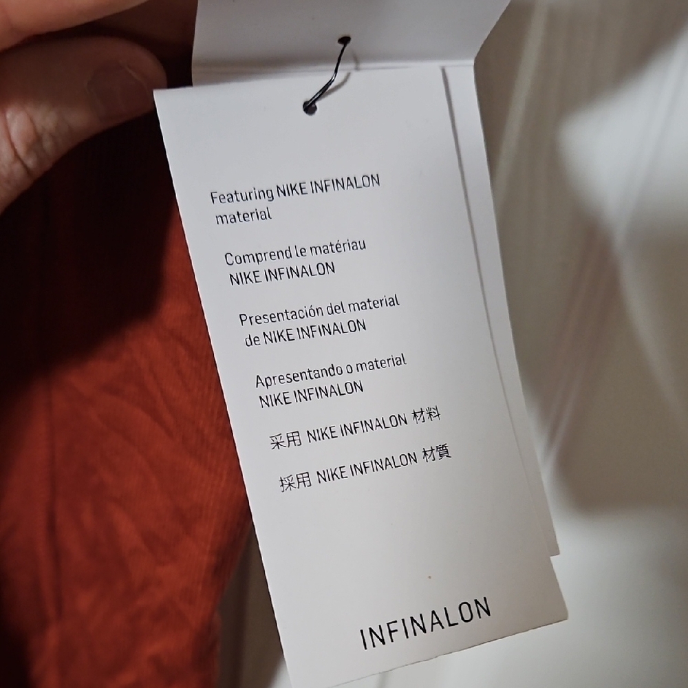Nike Burnt Orange Yoga Jumpsuit - Picture 9 of 16
